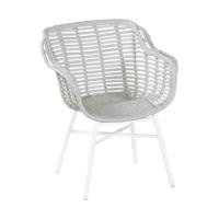 Hartman Tuinstoel 'Cecilia' Alu, kleur Beige - thumbnail