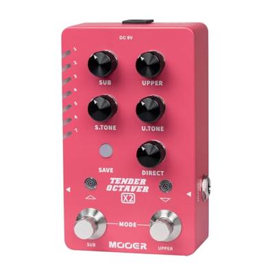 Mooer Tender Octaver X2 dual channel octave effectpedaal