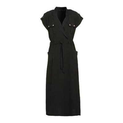 LOLALIZA jurk met ceintuur zwart LOLALIZA jurk met ceintuur zwart