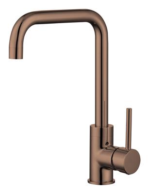 Best Design Keukenmengkraan Dijon Uitloop Gebogen 31.7 cm 1-hendel Brons