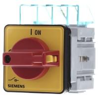 Lastscheidingsschakelaar Rood, Geel 3-polig 6 mm² 16 A 690 V/AC Siemens 3LD20220TK13