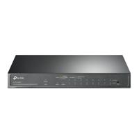 TP-Link TL-SG1210MPE | 8-poorts Gigabit PoE-switch | Eenvoudig slim beheerd | 8 PoE+-poorten @123W, met 2 Uplink Gigabit-poorten + 1 Combo SFP-sleuf | 3 jaar fabrieksgarantie | QoS, Vlan, IGMP & LAG - thumbnail