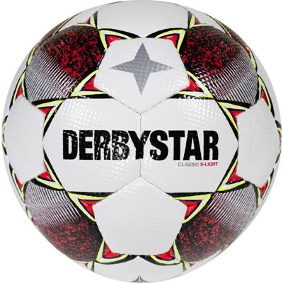 Derbystar Classic S-Light II Voetbal 8 x 1 Vlakken Maat 5 Wit Rood Geel