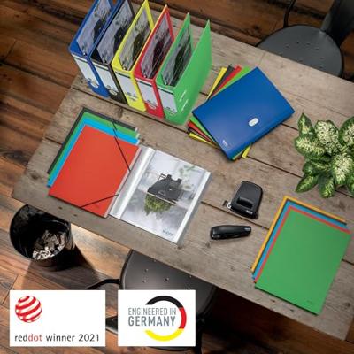 Leitz NeXXt Recycle Mini perforator, 10 blad, blauw Leitz NeXXt Recycle Mini perforator, 10 blad, blauw