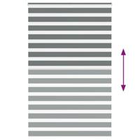 VidaXL Zebra rolgordijn 150x230 cm stofbreedte 145,9 cm donkergrijs - thumbnail
