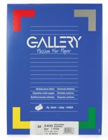 Gallery witte etiketten Ft 70 x 36 mm (b x h), rechte hoeken, doos van 2.400 etiketten - thumbnail