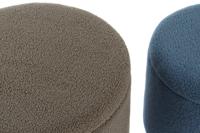 Voetensteun DKD Home Decor Hout Polyester 50 x 50 x 45 cm - thumbnail