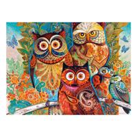 Selecta Castorland legpuzzel owls, 2000st. - thumbnail