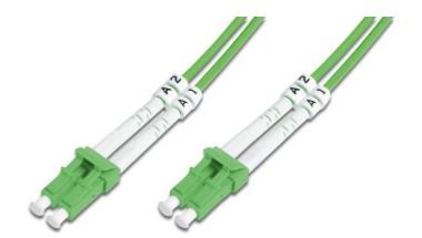 Digitus DK-2533-03-5 Glasvezel Optische vezel Aansluitkabel 3.00 m Groen [1x LC-stekker - 1x LC-stekker] 50/125 µ Multimode