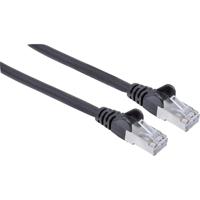 Intellinet 318785 RJ45 Netwerkkabel, patchkabel CAT 6A S/FTP 2.00 m Zwart Folie afscherming, Afscherming gevlochten, Halogeenvrij 1 stuk(s) - thumbnail