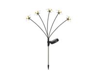 Kaemingk Solar tuinsteker bee 60 cm geel/warm-wit - thumbnail