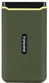 Transcend ESD380C 1 TB Externe SSD harde schijf USB-C, USB-A Groen TS1TESD380C