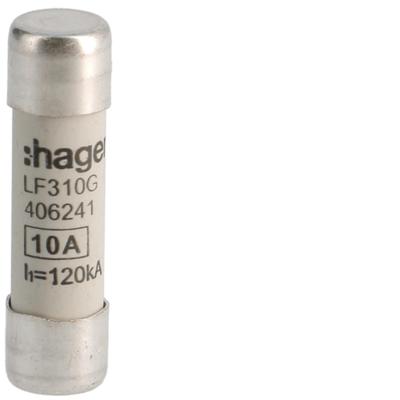 Hager LF310G LF310G Buiszekering (Ø x l) 10 mm x 38 mm Inhoud 10 stuk(s)