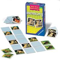 Ravensburger Spel Memory Jonge Dieren Pocket - thumbnail