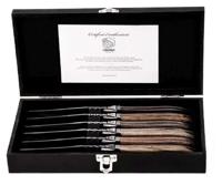 Laguiole Style de Vie Steakmessen Luxury Line 6 Stuks - thumbnail