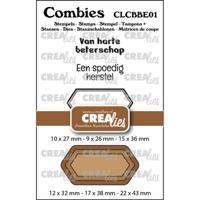 Crealies • combies stempelset beterschap 01: 2 teksten + 1 tag/label - thumbnail