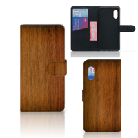 Samsung Xcover Pro | Book Style Case | Donker Hout - thumbnail