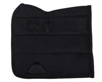 QHP Puffpad Grip zadeldek zwart maat:dr full - thumbnail