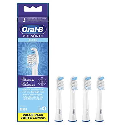 Oral-B Pulsonic Clean Opzetborstel voor elektrische tandenborstel 4 stuk(s) Wit - thumbnail