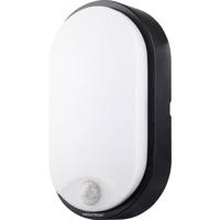 LED lamp ovaal 10W 4000K 700 lumen IP64 Bewegingssensor Zwart Megatron - thumbnail