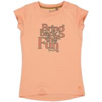 Quapi Meisjes t-shirt - Beatrix - Zalm - thumbnail