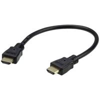 ATEN Hogesnelheids-HDMI-Kabel met Ethernet, zwart, 0,3 m - thumbnail