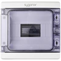 Sygonix SY-5491852 Kleine verdeelkast Opbouw (op muur) Aantal groepen: 8 Aantal rijen: 1 Inhoud: 1 stuk(s) - thumbnail