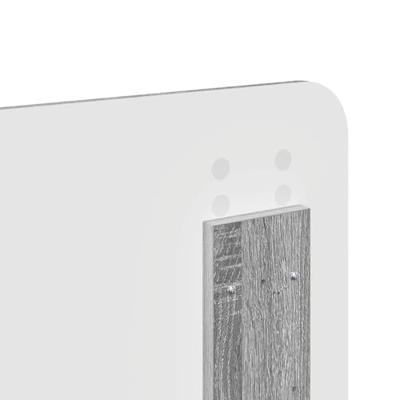 Bedframe Grijs Sonoma 180 x 200 cm Massief grenenhout