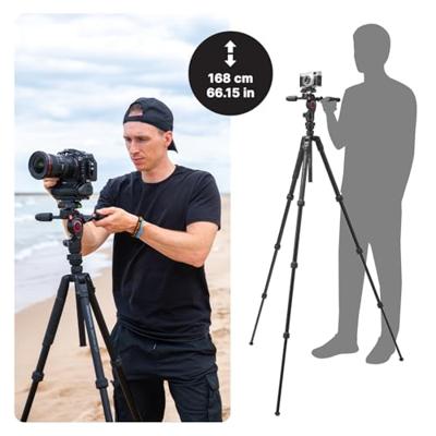Manfrotto Befree GT PRO + 3-Way Fluid Head, Alu Tripod Kit (MKBFRTA4GTFB-3W) Manfrotto Befree GT PRO + 3-Way Fluid Head, Alu Tripod Kit (MKBFRTA4GTFB-3W)