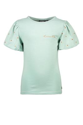 Like Flo Meisjes t-shirt ballon mouw - Mint