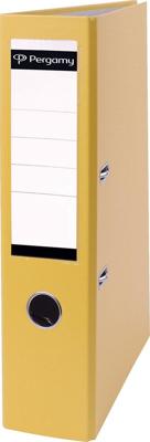Pergamy ordner, voor ft A4, uit PP en papier, zonder beschermrand, rug van 7,5 cm, geel Pergamy ordner, voor ft A4, uit PP en papier, zonder beschermrand, rug van 7,5 cm, geel