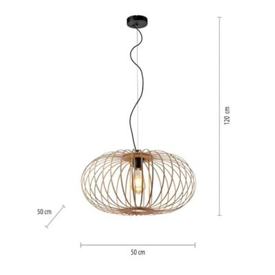 Just Light Houten hanglampRacoon Ø 50cm - 11409-79