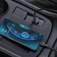 Techly IUSB2-CAR5-AC38W oplader voor mobiele apparatuur Universeel Zwart Sigarettenaansteker Snel op - thumbnail