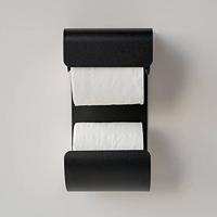 Sealskin Toiletrolhouder dubbel Brix Zwart - thumbnail