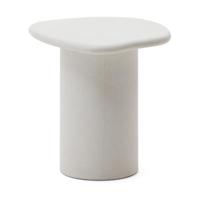 Kave Home Macarella bijzettafel 48x47 cm Wit - thumbnail