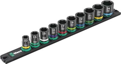 Wera 9607 Nuss-Magnetleiste B Impaktor 1 05005451001 Dopsleutelset Metrisch 3/8 11-delig