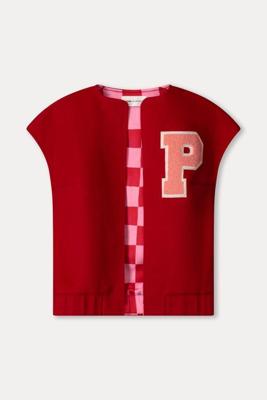 POM Amsterdam Gilet Baseball | Chili Red POM Amsterdam Gilet Baseball | Chili Red