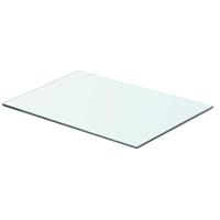 VidaXL Wandschap transparant 50x30 cm glas - thumbnail