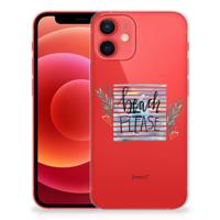 iPhone 12 Mini Telefoonhoesje met Naam Boho Beach - thumbnail