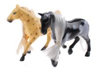 Toi Toys speelset Kailey's paard 9 delig bruin/zwart - thumbnail