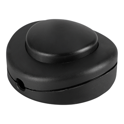 Scanpart Vloerschakelaar Zwart 1p 2amp