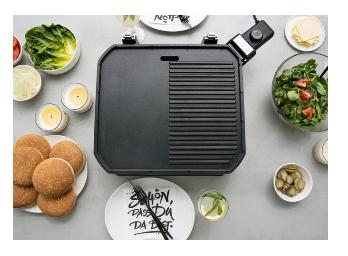 Unold Jimmy Staande grill Tafel Met windbescherming, Oververhittingsbeveiliging, Controlelampje, Traploze temperatuurregeling Zwart