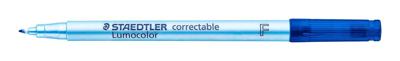 Viltstift staedtler ohp lumo f 305 correctable bl Viltstift staedtler ohp lumo f 305 correctable bl