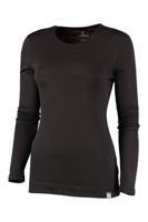 Rough Merinowol Longsleeve Women | Black | XL - thumbnail