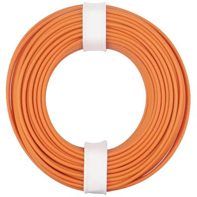 Donau Elektronik 150-017 Draad 1 x 0.50 mm² Oranje 10 m