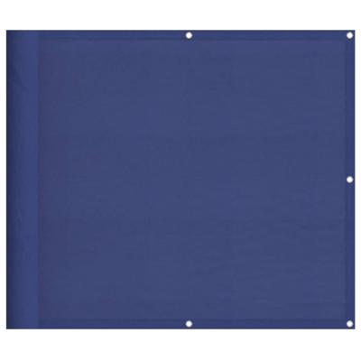 VidaXL Balkonscherm 90x700 cm 100% oxford polyester blauw
