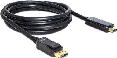 Delock 82587 Kabel DisplayPort 1.1 male > High Speed HDMI-A male passief 2 m zwart