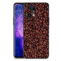 OPPO Find X5 Pro Back Cover Hoesje Koffiebonen - thumbnail