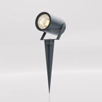 Spikey LED prikspot - GU10 4 Watt 345 lumen - Dimbaar - Kantelbaar - 2700K warm wit - IP65 Waterdicht - Antraciet - Tuinspot - Pinspot - thumbnail