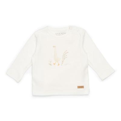 Little Dutch longsleeve Little Goose Walking White-86